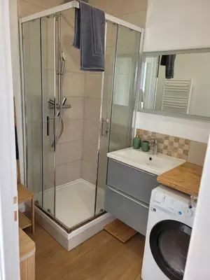 Salle de bains dans l'établissement Appartement cosy
