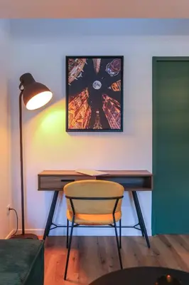 Télévision ou salle de divertissement dans l'établissement Le GreenStation-Gare-Hortillonnages-Centre Ville