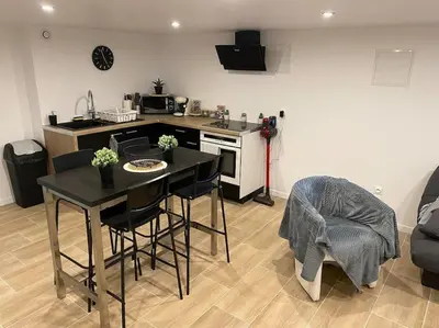 Coin salon dans l'établissement Appartement 60m2 6 voyageurs