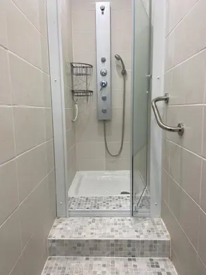 Salle de bains dans l'établissement La galerie, proche aéroport