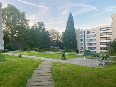 Jardin de l'établissement Le Chaleureux
