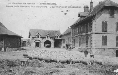 Plan de l'établissement Gite de charme à Frémainville dans le vexin