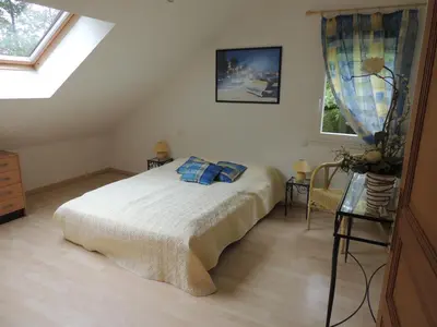 Un ou plusieurs lits dans un hébergement de l'établissement Chambre d'hôtes de Charleval
