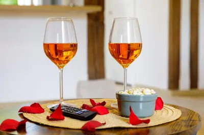 Boissons dans l'établissement Escapade au Cocon des Plaisirs Secrets Spa &Sauna