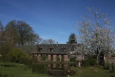 Jardin de l'établissement Gite Caillebourg Normandie