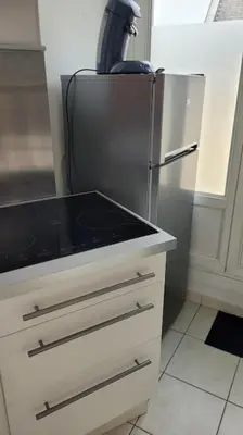 Cuisine ou kitchenette dans l'établissement le balcon d'Amiens