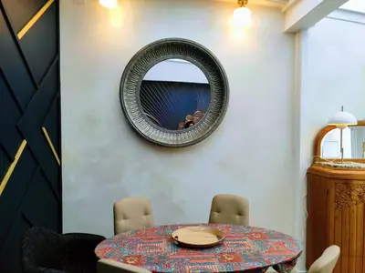 Coin salon dans l'établissement La Waide