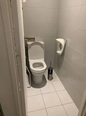 Salle de bains dans l'établissement Maison de famille à la campagne classée 3 étoiles