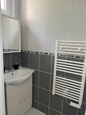 Salle de bains dans l'établissement Logement 10 minutes de rouen
