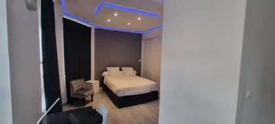 Un ou plusieurs lits dans un hébergement de l'établissement Appartement RGB