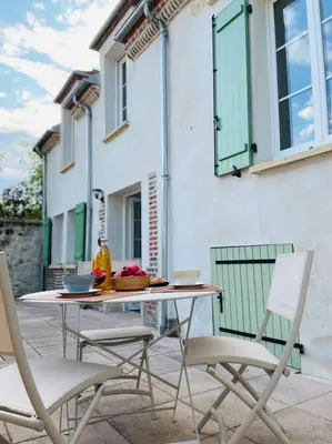 Balcon ou terrasse dans l'établissement Gîte cosy à Chambly