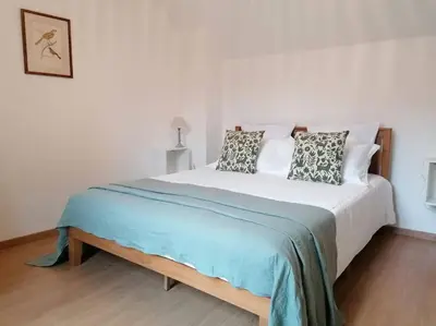 Un ou plusieurs lits dans un hébergement de l'établissement Gîte cosy à Chambly