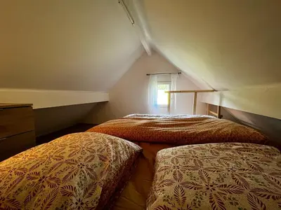 Un ou plusieurs lits dans un hébergement de l'établissement Maison a coté de Giverny