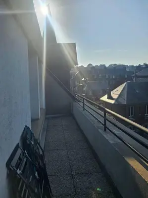 Balcon ou terrasse dans l'établissement L'escale marine BY HOLIDIEPPE