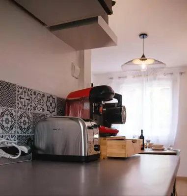 Cuisine ou kitchenette dans l'établissement Casa Relax spa