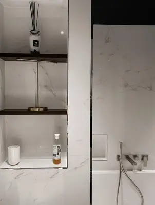 Salle de bains dans l'établissement Suite privée avec sauna et spa à Saint-Fuscien