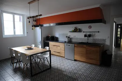 Cuisine ou kitchenette dans l'établissement La Parenthèse du Marquis