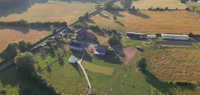Paysage naturel près de la maison de vacances