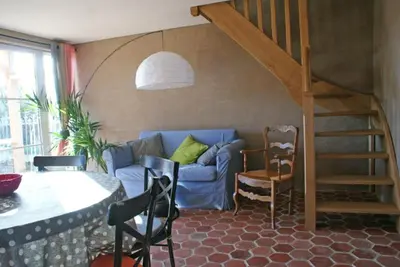 Coin salon dans l'établissement Le Coq à l'Ane