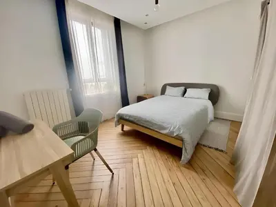 Un ou plusieurs lits dans un hébergement de l'établissement Maison 43