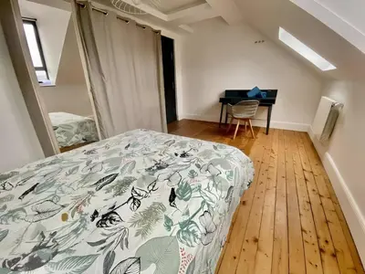 Un ou plusieurs lits dans un hébergement de l'établissement Maison 43