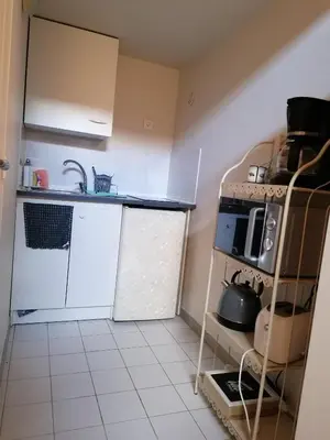 Cuisine ou kitchenette dans l'établissement Superbe studio proche de toutes commodités