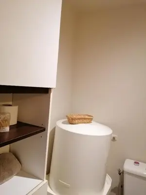 Salle de bains dans l'établissement Superbe studio proche de toutes commodités