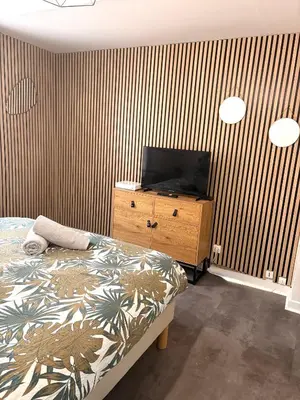 Un ou plusieurs lits dans un hébergement de l'établissement Studio hyper centre de Beauvais