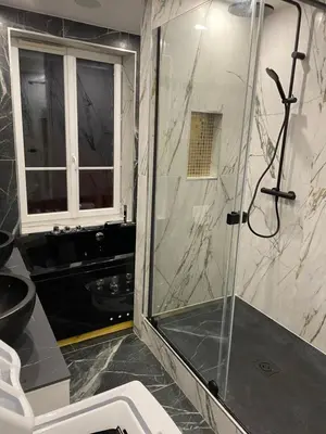 Salle de bains dans l'établissement Proche Paris - Style Bali 350 m gare Mantes