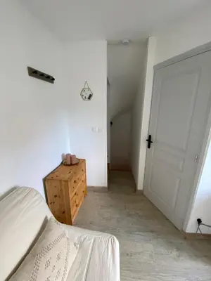 Un ou plusieurs lits dans un hébergement de l'établissement Cosy maison de ville Rouennaise