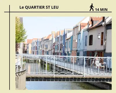 Plan de l'établissement Jacobin-centre ville-paisible-2 couchages
