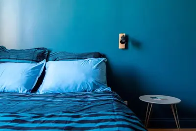 Un ou plusieurs lits dans un hébergement de l'établissement Chez Magali