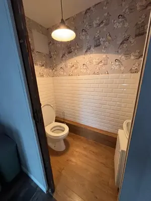 Salle de bains dans l'établissement Mise en Seine