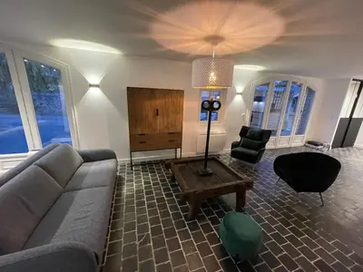 Coin salon dans l'établissement Gîte le belloy'Zo