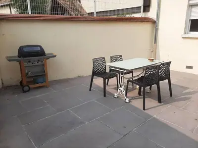 Terrasse ou espace extérieur de l'établissement Maison de ville à Pacy-sur-Eure, proche Giverny