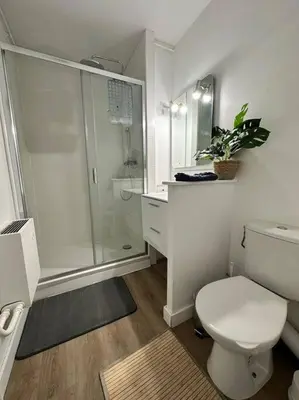 Salle de bains dans l'établissement IMEPA Appart 47m2/ Beau 2 pièces