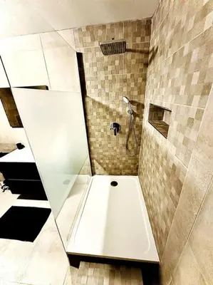 Salle de bains dans l'établissement Appartement duplex à Chantilly centre