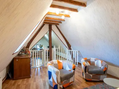 Coin salon dans l'établissement Holiday Home Chez Lulu-2 by Interhome