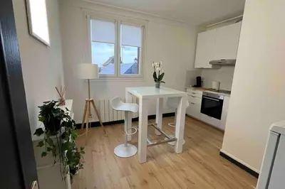 Cuisine ou kitchenette dans l'établissement Entre Baie de Somme et Falaises