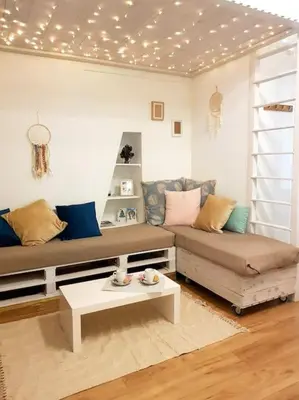 Coin salon dans l'établissement Le Sable d'Or - charme - détente