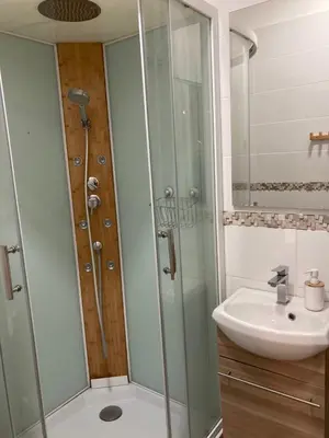 Salle de bains dans l'établissement Studio N 2 cosy hypercentre, rue Saint Nicolas