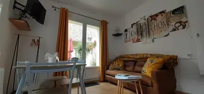 Coin salon dans l'établissement L'Escapade Tréportaise