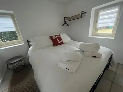 Un ou plusieurs lits dans un hébergement de l'établissement Le Duo de la Foret - Logement F1