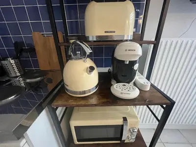 Cuisine ou kitchenette dans l'établissement Le Duo de la Foret - Logement F1