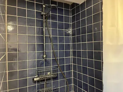 Salle de bains dans l'établissement Le Duo de la Foret - Logement F1