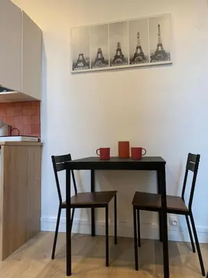 Cuisine ou kitchenette dans l'établissement Studio N1 plein centre ville
