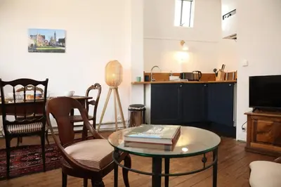 Cuisine ou kitchenette dans l'établissement Appartements 4 vents by La Boîte En Plus