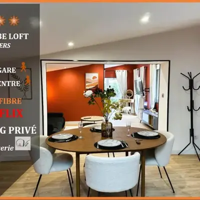 Loft O'Chalet - 10 min GARE - PARKING PRIVÉ