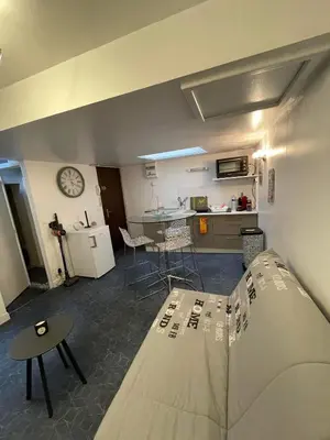 Cuisine ou kitchenette dans l'établissement Joli petit F1 plein centre ville