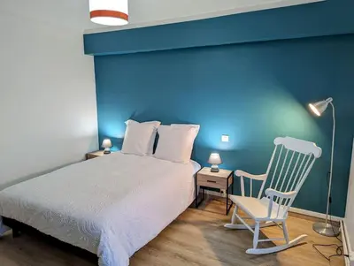 Un ou plusieurs lits dans un hébergement de l'établissement Spacieux gîte à la ferme proche Beauvais
